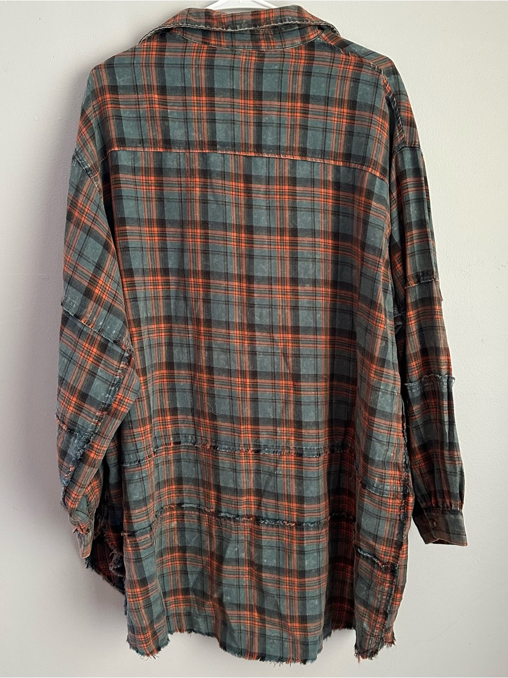 Oversized 1X Easel plaid fall long tunic top women’s 1xl 2x long sleeve women’s - Picture 9 of 10